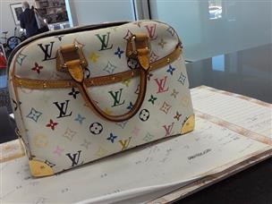 LOUIS VUITTON TROUVILLE MULTICOLOR WHITE For parts or not working